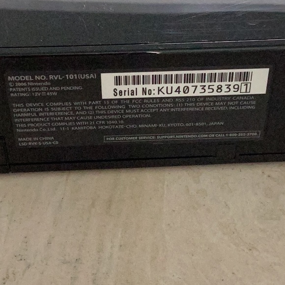 Nintendo Wii Console RVL-101 Console Black & Box - Picture 7 of 15